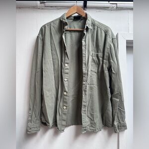 Light green casual button up